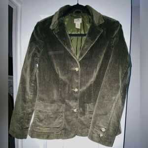 Vintage L.L. Bean Green CorduroyWomen's Blazer